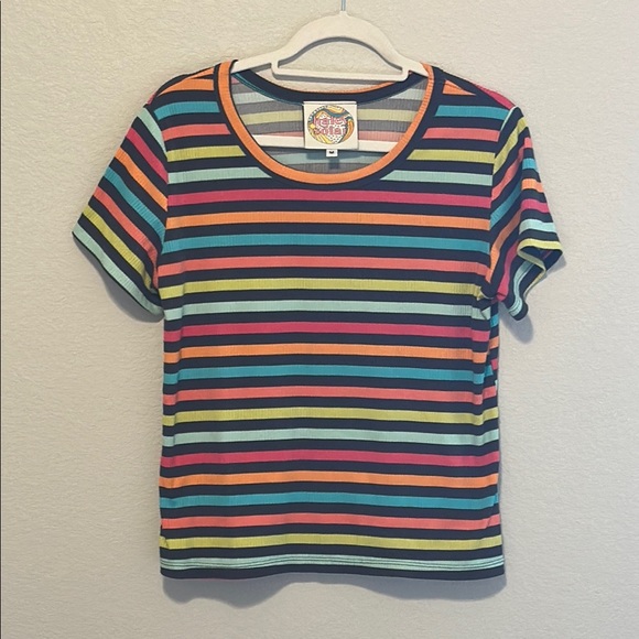 Colorful Striped T-Shirt - Picture 1 of 4